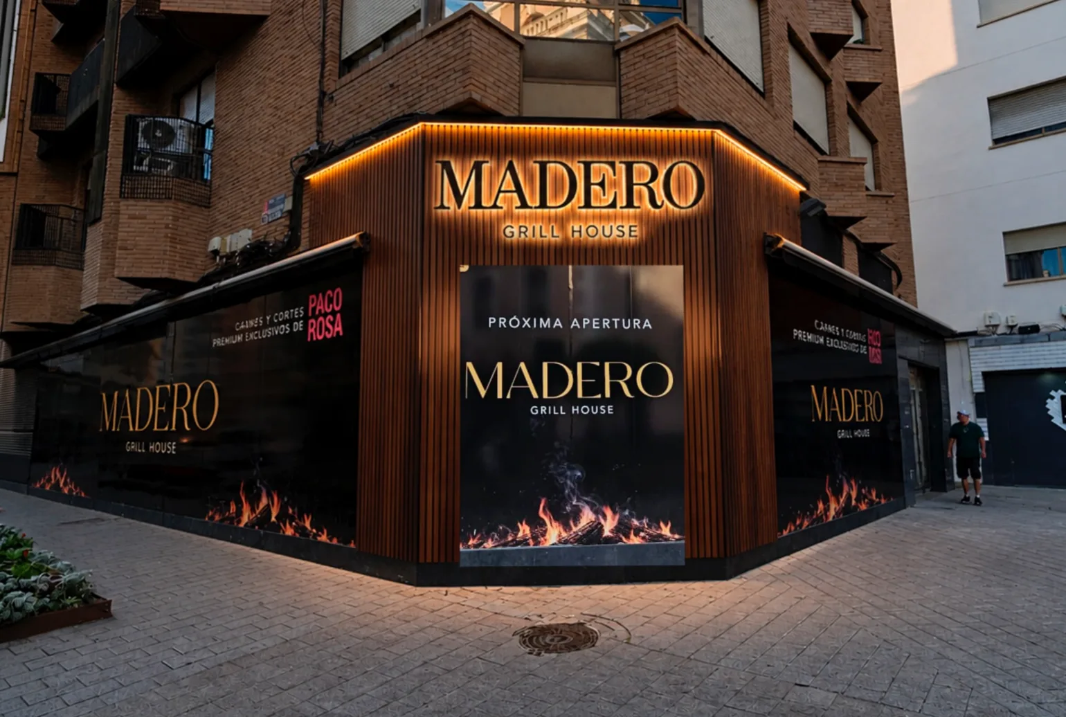 La facciata di Madero in Calle Enrique Villar